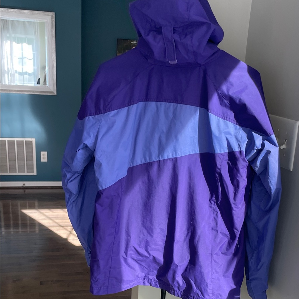 Columbia Kids Two-Tone Purple Raincoat - Picture 5 of 10